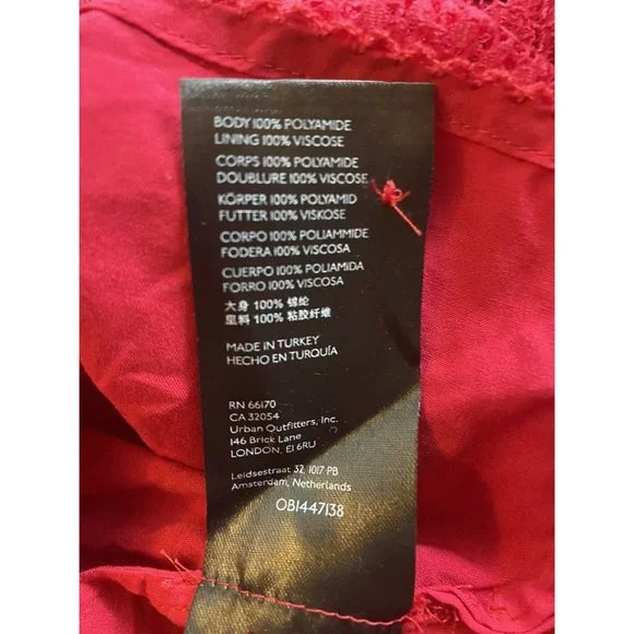 Anthropologie MAEVE Open Back Lace Mini Dress 4P Petites Pockets Stretch 9301 - Picture 14 of 14